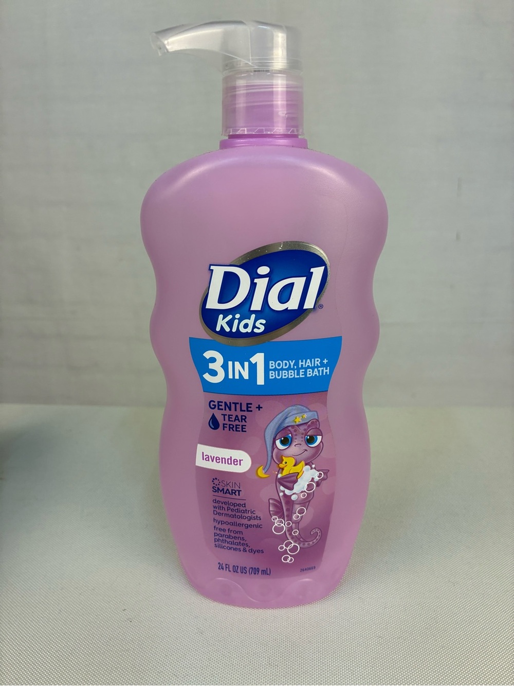 NIP Dial Kids Lavender 3-in-1 Body, Hair & Bubble Bath 24 Oz